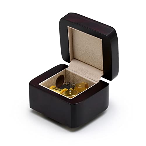 Hi Gloss Modern Petite 18 Note Music Box with Cut Edges - Many Songs to Choose - Everything is Beautiful - size: 105. Everything is Beautiful