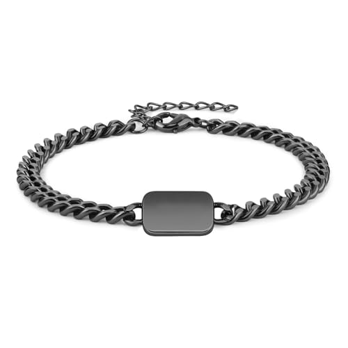 Cremation Jewelry Urn Bracelet for Ashes for Women Men Adjustable Memorial Keepsake Bangle Cuban Link Chain Ash Bracelets