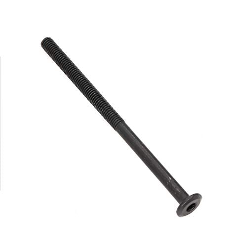 cSeao 10-Pack M6 100mm Black Socket Cap Screws Barrel Nuts Set for Furniture Crib Chairs Bunk Bed (M6x100mm) - size: M6x100mm 10-Pack