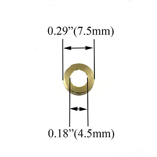 Hahiyo 18mm Diameter Mirror Screws Brushed Stainless Steel Solid Easy Install Brass Washer Decorative Caps Fasteners Nails 8 Pairs for Bathroom Mirrors Panels Kitchen Ceiling Arts Crafts - size: 18mm-8sets