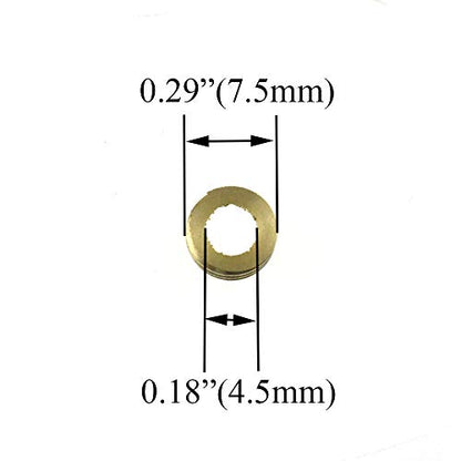 Hahiyo 18mm Diameter Mirror Screws Brushed Stainless Steel Solid Easy Install Brass Washer Decorative Caps Fasteners Nails 8 Pairs for Bathroom Mirrors Panels Kitchen Ceiling Arts Crafts - size: 18mm-8sets