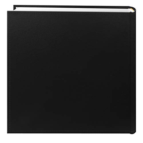 Pioneer Photo Albums DA-200SF/BLK 200 Pocket Sewn Leatherette Frame Cover Photo Album, 4 by 6-Inch, Black (Pack of 4) - size: 9.5inchesx9.25inchesx2inches (Pack of 4)