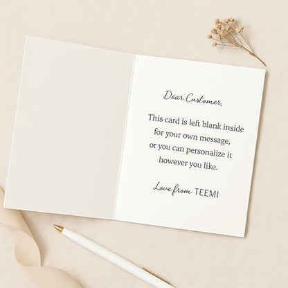TEEMI-40th 50th 60th Birthday Card for Women - Fabulous Birthday Greeting Card with Envelope, Rose Gold Balloons Champagne Design, 300gsm Premium Cardstock, Blank Inside for Mom Sister Friend Wife (40th) - color: 40th