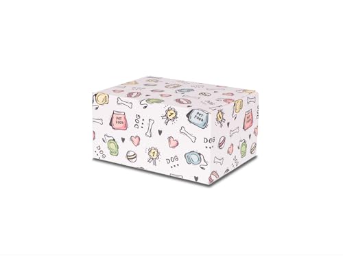Unforgettable Urns-Made in USA-Biodegradable Cardboard Pet Urn-Box Cremation Urn for Pets-Dog & Cat Urn (Dog Urn Print, Large Urn (213 cu. in)) - color: Dog Urn Print, size: Large Urn (213 cu. in)