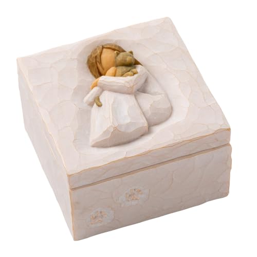 Willow Tree Comfort, sculpted hand-painted Keepsake Box | Pet-Themed Figure, Holds Small Treasures, Hidden Message Inside, Cast from a Susan Lordi Original Carving, Fitted Gift Box