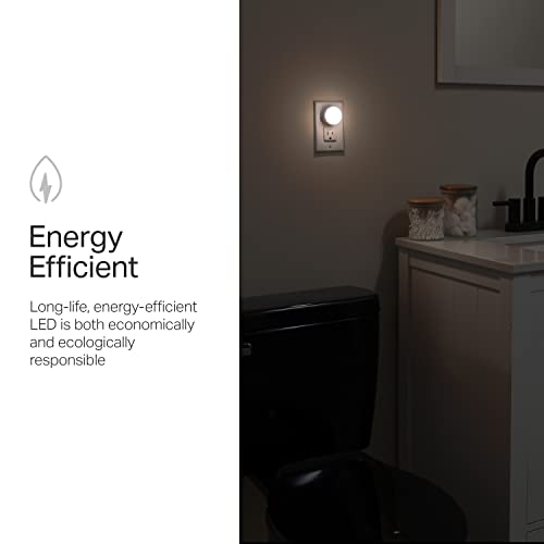 Lights By Night Night Lights Plug into Wall, 2-Pack, LED Plug in Nightlight | Warm White, Dusk to Dawn Sensor, Adults, Kids Room, Bedroom, Bathroom, Nursery, Hallway, Kitchen, 43950 - size: 2 Pack