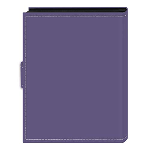 Pioneer Photo Albums EXP-46/LL 36-Pocket 4 by 6-Inch Embroidered "Love" Strap Sewn Leatherette Cover Photo Album, Mini, Lavender