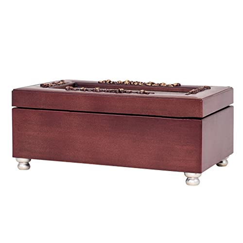 Cottage Garden Sister Always in My Heart Petite Rosewood Jewelry Music Box Plays You are My Sunshine