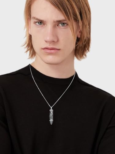 JKR Keepsake Urn Necklace for Ashes Cremation Jewelry Memorial Gift | Keepsake Necklace for Ashes Cremation Jewelry Sympathy Gifts for Loss of Loved One Women Men Dad Husband Mom Wife - style: 9-Bullet-Raven