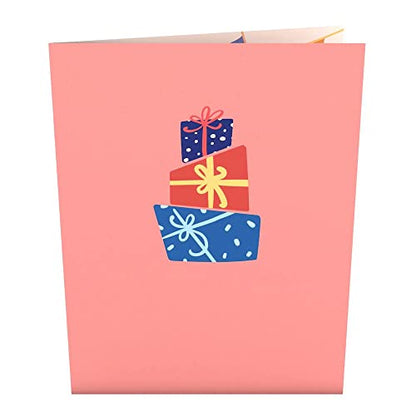 Lovepop Happy Birthday Gifts Pop-Up Card with Envelope | Paperpop Card 4.5x5.9; 3D Colorful Balloon Greeting Card for Women, Men, Husband, Wife, Mom, Dad, Sister, Friend, Coworker - color: Happy Birthday Gifts