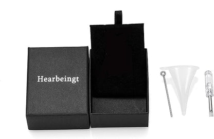 Hearbeingt Teardrop Urn Keychain for Ashes Tree of Life Cremation Jewelry - color: Customize Nameplate