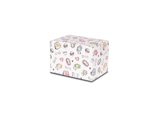 Unforgettable Urns-Made in USA-Biodegradable Cardboard Pet Urn-Box Cremation Urn for Pets-Dog & Cat Urn (Dog Urn Print, Small Urn (67 cu. in)) - color: Dog Urn Print, size: Small Urn (67 cu. in)
