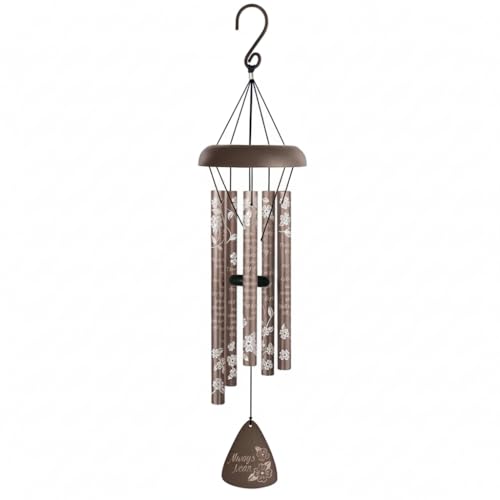 Carson Wind Chime-Silhouette Sonnet-Always Near-Matte Bronze (30")
