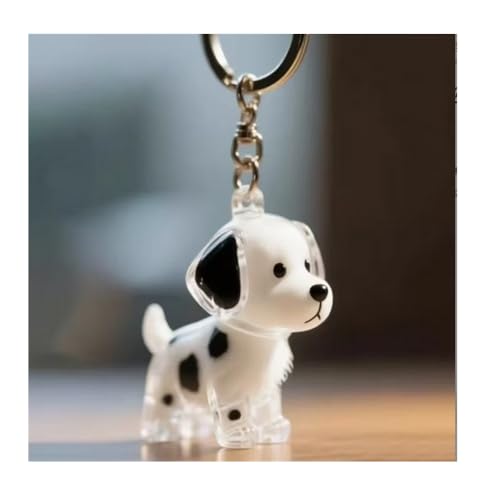 EPMANN Dog Hair Collector Keychain Charm Memorial Storage Box, Transparent Bottle for Pet Hairs Keychain, Pets Fur Keepsake Keyring for Collecting Hair, Portable Pet Memory Capsule(11) - style: C