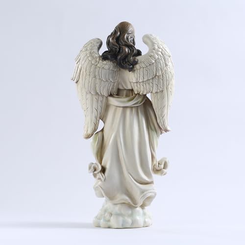 Guardian Angel Statue Indoor, 14 Inches Praying Angel Sculpture for Home Décor, Healing Angel Gifts for Women, Christmas, Thanksgiving or Housewarming