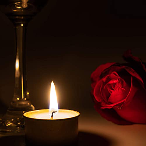 HomeLights Unscented White Tealight Candles -300 Packs, 6 to 7 Hour Burn Time Smokeless, Mini Votive Paraffin Candles with Cotton Wicks for Shabbat, Weddings, Christmas - size: 300-Pack