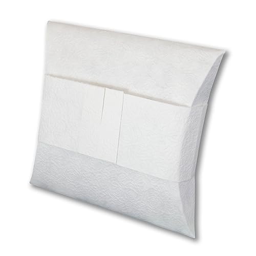 Journey Biodegradable Cremation Urn for Water/Earth Burial Mini 60 Cubic inches (Embossed Pearl) - color: Pearl