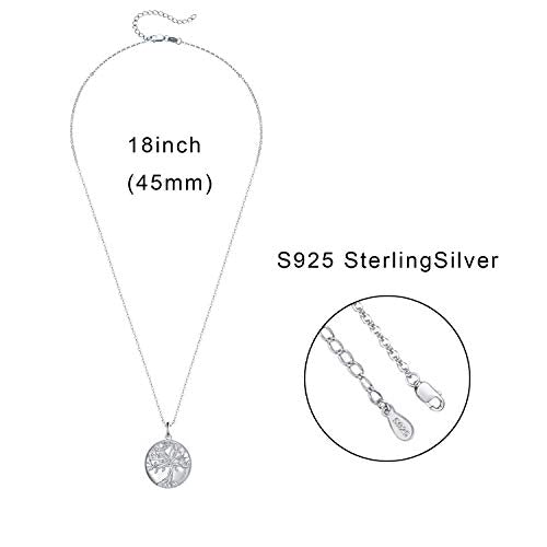 TUGHRA Mother's Day Gifts Gold Locket Necklaces for Women, 925 Sterling Silver Heart Photo Lockets Memorial Keepsake Jewelry Gift for Mom, Wife, Daughter - style: 0372-Silver