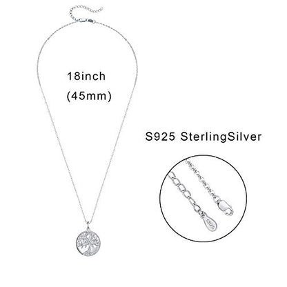 TUGHRA Mother's Day Gifts Gold Locket Necklaces for Women, 925 Sterling Silver Heart Photo Lockets Memorial Keepsake Jewelry Gift for Mom, Wife, Daughter - style: 0372-Silver