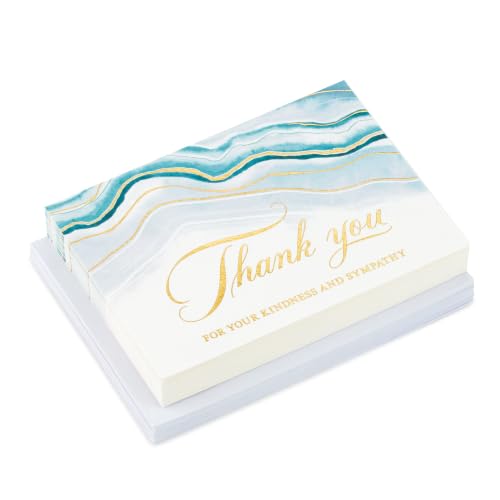 Hallmark Funeral Thank You Cards, 20-Pack (Kindness and Sympathy)