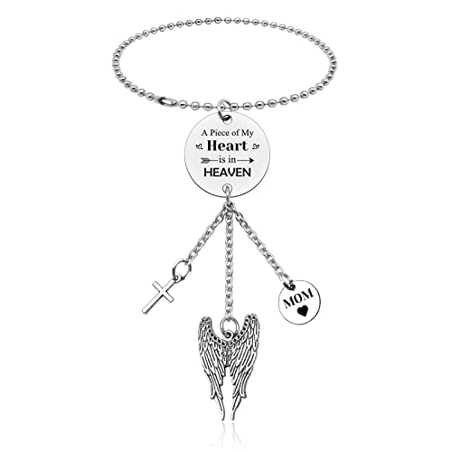 Sympathy Gift for Loss of Mom Car Hanging Accessories Memorial Gifts for Loss of Mother in Memory of Mother Gift Remembrance Bereavement Present Car Hanging Ornament for Daughter Son - color: Loss of Mom Gift