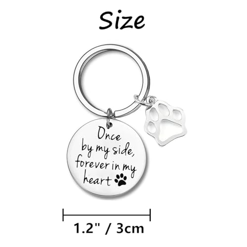 Pet Memorial Gifts Rainbow Bridge Bracelet for Loss of Dog Cat Pet Memorial Bracelet with Rainbow Bridge Poem Card Cat Dog Paw Charm Bracelet Pet Sympathy Gift for Women Men Pet Lovers