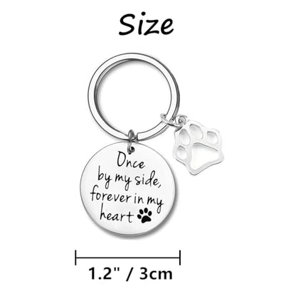 Pet Memorial Gifts Rainbow Bridge Bracelet for Loss of Dog Cat Pet Memorial Bracelet with Rainbow Bridge Poem Card Cat Dog Paw Charm Bracelet Pet Sympathy Gift for Women Men Pet Lovers