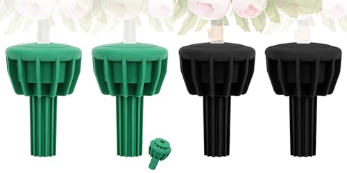Cemetery Vase Rubber Inserts 4 Packs(2 Green 2 Black)