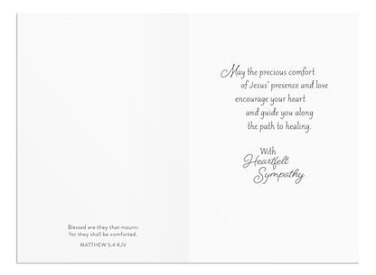 DaySpring - Sympathy - 4 Design Assortment with King James Scripture - 12 Sympathy Boxed Cards & 12 Envelopes (U1612)