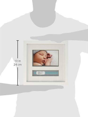 Pearhead Baby Hospital ID Bracelet and Photo Keepsake Frame, White - color: Baby's First Selfie Frame, size: One Size