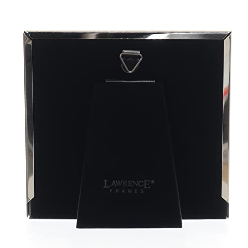 4x4 Silver Metal and White Enamel Picture Frame, Paw Print Design - color: White Paw, size: 4x4