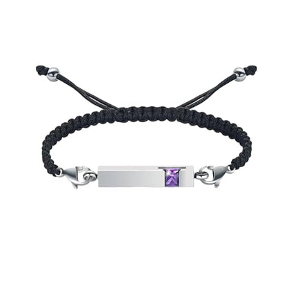 Harbeingt Adjustable Urn Bracelet for Ashes for Women Cremation Jewelry - color: Purple
