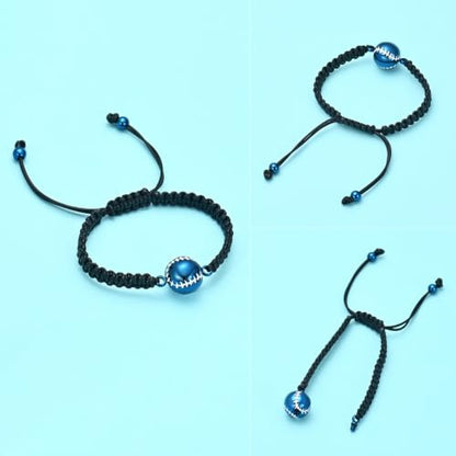 Hearbeingt Baseball Urn Bracelet for Ashes Cremation Jewelry for Women Men - color: Blue