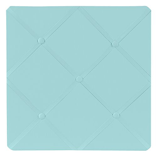 Turquoise Blue Fabric Memory/Memo Photo Bulletin Board by Sweet Jojo Designs - color: Turquoise