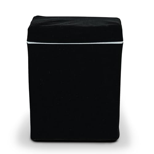 Velvet Urn Bag with TSA Approved Cremation Container | Holds Cremated Ashes of Human Adult | for Use in a Niche or Ground Burial | Fits The Crowne Burial Urn Vault (Black with Our Lady) - color: Black With Our Lady
