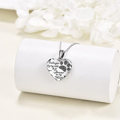 YFN Locket Necklace 925 Sterling Silver Heart Locket Necklace that Holds Pictures for Women Jewelry Gifts - style: heart pet locket