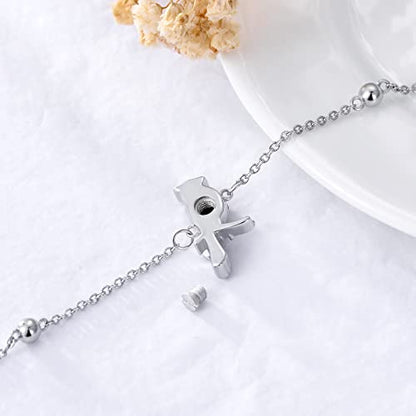 Butterfly/Sunflower/Red Cardinal/Hummingbird Cremation Jewelry 925 Sterling Silver Urn Bracelet Ashes Keepsake Hair Memorial Always in My Heart Locket for Women Mom - style: Cardinal