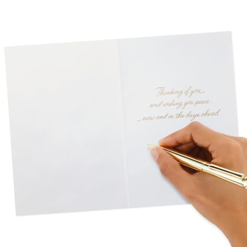 Hallmark Signature Sympathy Card (Butterflies) - color: Our Hearts Are With You