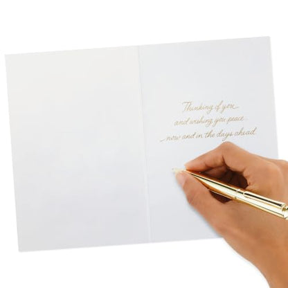 Hallmark Signature Sympathy Card (Butterflies) - color: Our Hearts Are With You