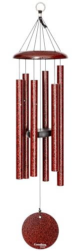 Corinthian Bells by Wind River - 30 inch Ruby Splash Wind Chime for Patio, Backyard, Garden, and Outdoor Decor (Aluminum Chime) Made in the USA - color: Ruby Splash