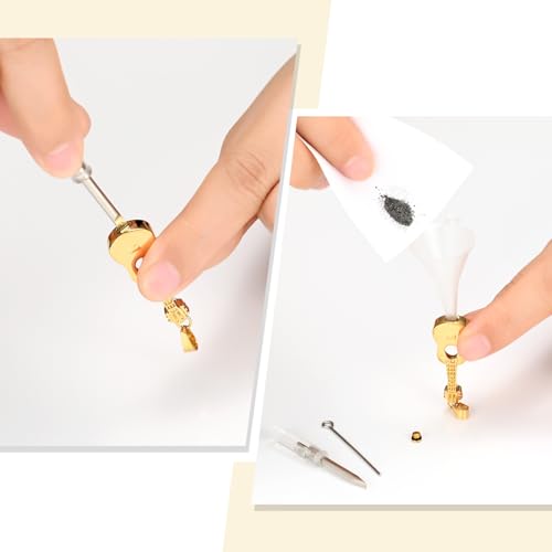 Oinsi Guitar Urn Necklace for Ashes Cremation Pendants Jewelry Ashes Holder Memorial Urn Necklace Cremation Jewelry for Human with Filling Kits - color: Gold