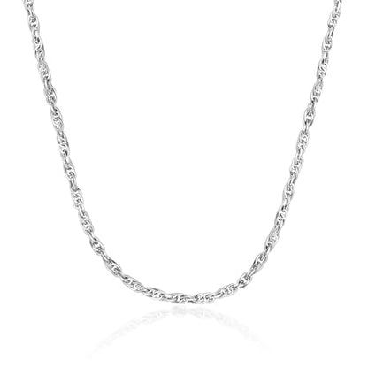 Abooxiu Replacement for Urn Cremation Jewelry Stainless Steel Link Chain Necklace for Men Women Silver