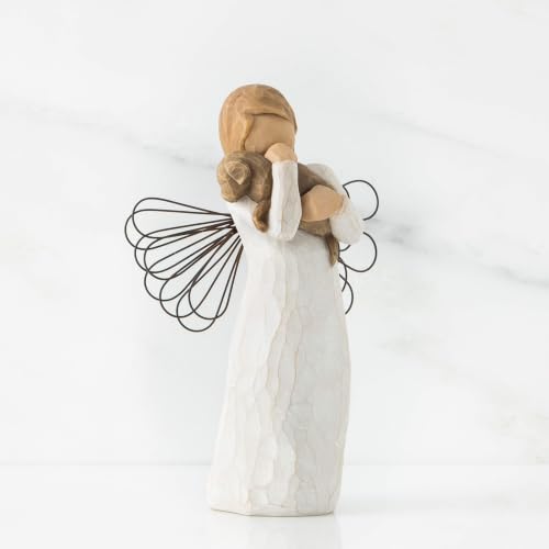 Willow Tree Angel of Friendship, Sculpted Hand-Painted Figure - color: Cream