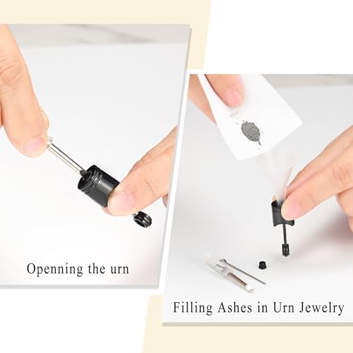 Car Parts Stainless Steel Piston Cremation Urn Necklace For Men Keepsake Memorial Jewelry Hold Ashes - color: Customize-Image