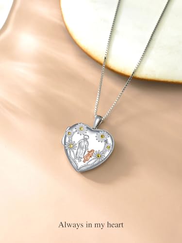 Urn Necklaces for Ashes 925 Sterling Silver Cremation Necklace Ash Pendant Memorial Jewelry Keepsake Gifts for Women - style: 3-Grandmother and Granddaughter