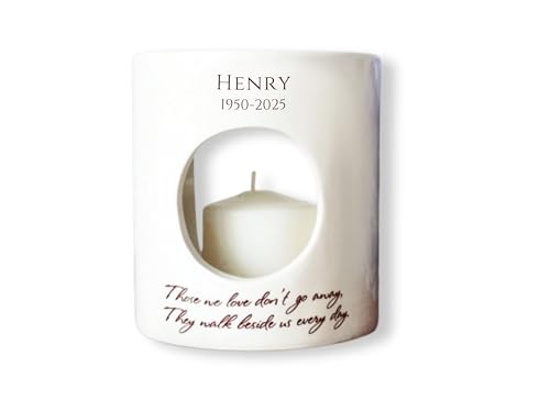 Sympathy Gift, Sympathy Candle, Sympathy Votive - Add Custom Text - Those we Love Don’t go Away, They Walk Beside us Every Day - size: Candle Diffuser - Personalized