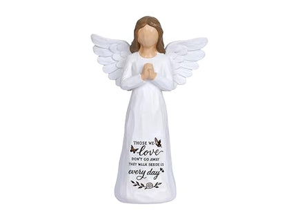 Sympathy Gifts for Loss of Loved One Grief Gift for Women Angel Figurine for Loss of Father Mother Memorial Remembrance Gift Sculpted Hand-Painted Figurines - style: Angels 2