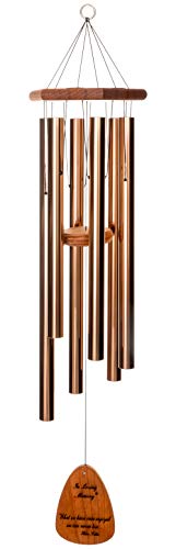In Loving Memory 24-inch Windchime, Bronze w/What we Have Once Enjoyed… - color: Bronze