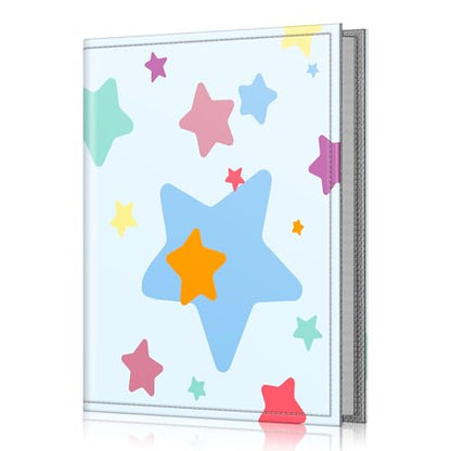 Fintie Photo Album 4x6 Photos - 52 Pockets Small Wallet Albums For Family - color: Colorful Stars