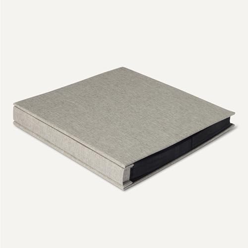 Amazon Basics Photo Album for 4" x 6" Photos, 600 Pockets Capacity, Linen Hardcover